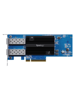 25 Gigabit dual SFP28 port PCIe 3.0 x8 adapter for Synology NAS servers, E25G30-F2