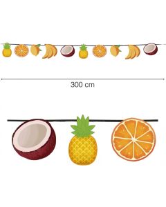 Гирлянд Плодове, 15 броя, 300 cm