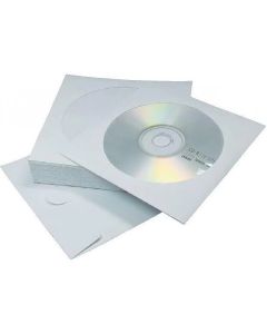 Хартиени пликчета за CD 50 бр. комплект VALI, Бял