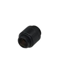 Адаптер Alphacool HF, Двоен нипел, G1-4 - G1-4, Въртящ се, Черен мат