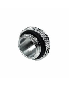 Адаптер Alphacool HF, Двоен нипел, G1-4 - G1-4, О-пръстен, Сребрист