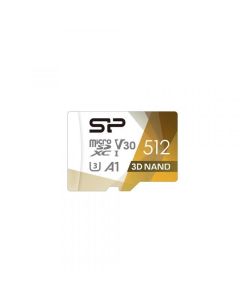 Silicon Power Superior Pro, 512GB, microSDXC, Class 10, SD Adapter