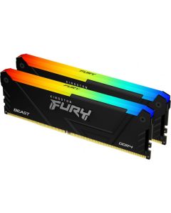 Kingston FURY Beast Black RGB 32GB(2x16GB) DDR4 3200MHz CL16 2Rx8