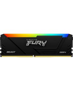 Памет Kingston FURY Beast Black RGB 8GB DDR4 3600MHz CL17