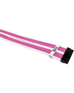1stPlayer Custom Modding Cable Kit Pink-White - ATX24P, EPS, PCI-e - PKW-001