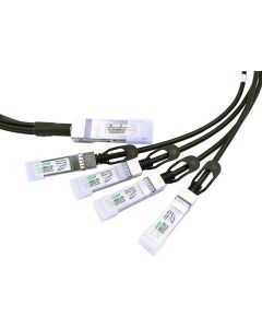 QSFP+ към 4 х SFP+ хибриден кабел до 5 метра &mdash; 40 гигабита-40G QSFP+ към 4 х 10G SFP+ меден свързващ кабел-5 метра
