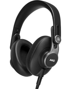 AKG K371, сгъваеми студийни слушалки със затворен гръб, над ушите, черни