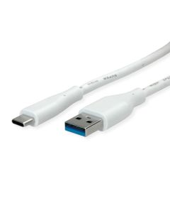 VALUE 11.99.9035 :: Кабел USB А - Type C, М-М, 5 Gbit-s, бял, 2.0 м