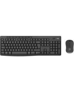Комплект клавиатура и мишка Logitech MK370 Combo for Business - US - тъмносива