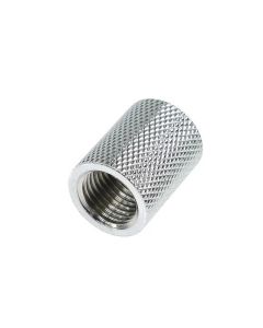 Муфа Alphacool, Вътрешна резба G1-4 AG - G1-4 AG, Хром