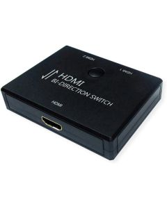 VALUE 14.99.3586, двупосочен, HDMI Switch, 4K UHD, 60Hz, 82 x 62 x 17 мм, черен