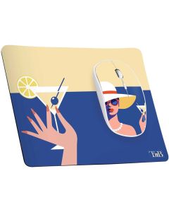 Комплект мишка TNB и пад Exclusiv Cocktail, USB Type-A, 3 бутона