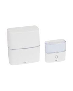 Звънец безжичен 80dB 200 m Бял - Legrand Serenity MP3 DC 94270