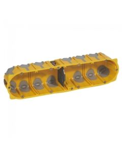 Конзола за фазер 4хФ67 (8/10M) x50mm гумени мембрани - Legrand EcoBatibox 80034