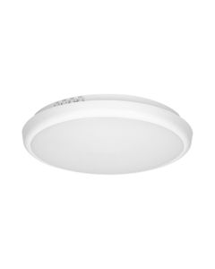 LED плафон CERS 16W + MW датчик, 1300lm, 4000K, IP65,Ф265x40mm - ORNO CERS LED 16W MW 1300lm, IP65, 4000K AD-PL-6113WLPMM4