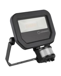 LED Прожектор с датчик за движение, симетричен 10W 1100lm 3000K IP65, цвят черен - LEDVANCE FLOODLIGHT SENSOR LED460836