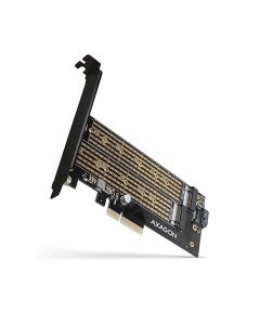 PCI-E Card, M.2 NVMe and M.2 SATA, AXAGON PCEM2-D