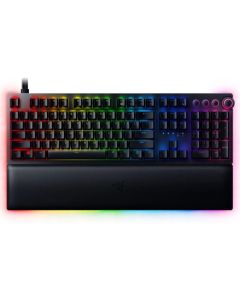 Razer Huntsman V2 Analog, геймърска, с кабел, RGB посветка, механични клавиши