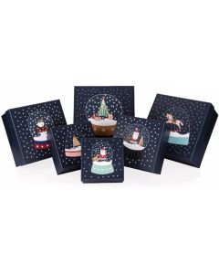 Gipta Подаръчна кутия Snowglobe, с капак, 225 x 225 x 110 mm