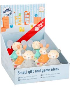 Small Foot Бебешки дрънкалки, стоящи, 6 броя в дисплей