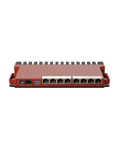 Рутер MikroTik L009UiGS-RM, CPU 800Hz, 8GE, 2, 5G SFP+ x 1, PoE In