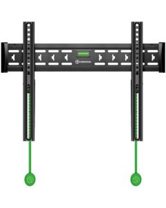 ONKRON Fixed TV Wall Mount for 43 to 85-inch Flat Panel TVs Digital Panels 68, 2 kg, Black