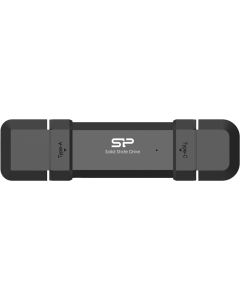ilicon Power DS72, 250GB, USB-A, USB-C 3.2, 600 MB/s, Черен