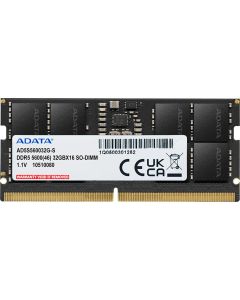 Adata AD5S560032G-S, 32GB DDR5 SoDIMM, 5600MHz, 262 pin, 1.1V