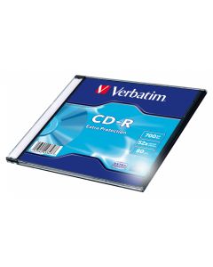 Verbatim CD-R 52X SC SINGLE WRAP 700MB EXTRA PROTECTION