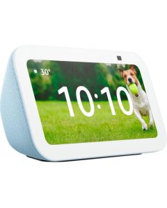 Amazon Echo Show 5, Сензорен екран, Гласов асистент, 2MP камера, 5.5" 960 x 480, Синя