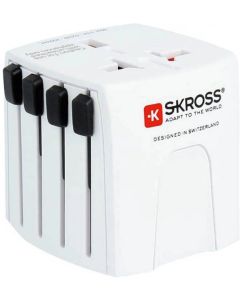 Адаптер SKROSS Micro muv 1.102500, World, Бял