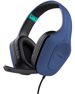 Геймърски TRUST GXT415 Zirox Headset Blue
