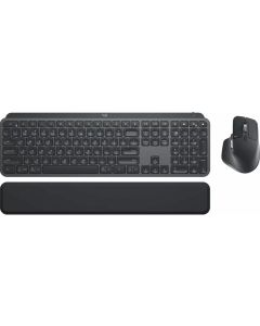 Logitech MX Keys S Combo, безжична Bluetooth, обхват до 10 метра, графитен цвят