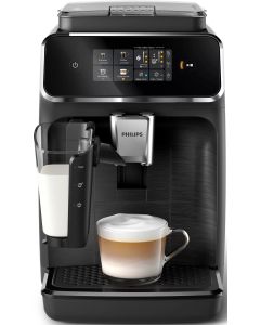 Kафемашина Philips EP2330/10, черен цвя, тъч дисплей, 4 напитки