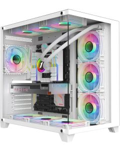 1stPlayer кутия Case ATX - MEGAVIEW MV8 White