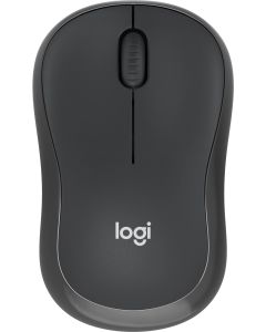 Logitech M240 Silent, Оптичен сензор, Безжична, 4000 dpi, Bluetooth, Графитен