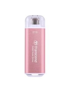 Transcend 2TB, USB External SSD, ESD300P, USB 10Gbps, Type C, Pink