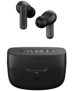 URBANISTA ATLANTA, хибридно активно шумопотискане, сензорни контроли, IPX4, черен