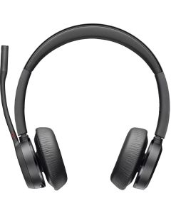 HP Poly Voyager 4320 UC Stereo USB-A Headset +BT700 USB-A Adapter +Charging Stand SmartBuy