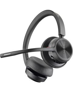 HP Poly Voyager 4320, On-Ear, Bluetooth, Микрофон, 32 мм, 102 dB, Fast charging, Черен