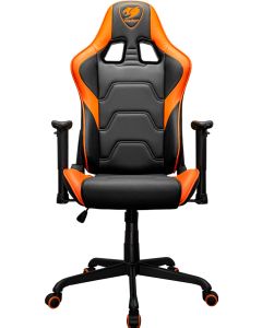 COUGAR Armor Elite, Изкуствена кожа, 2D подлакътници, Оранжев