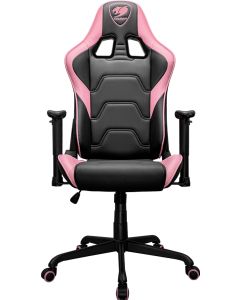 COUGAR Armor Elite Eva, Изкуствена кожа, 2D подлакътници, Розов