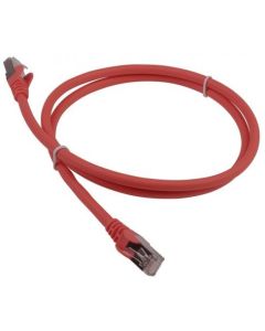 Пач кабел FTP Cat.5e CU- 1m, червен