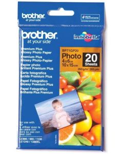 BROTHER BP71GP20 photo paper A6 20BL 190g/qm for MFC-6490CW DCP-375CW