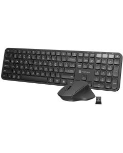 Natec Set 2 in 1 Keyboard Octopus + Mouse US Layout Wireless Bluetooth + 2.4 GHz
