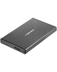 Natec External HDD-SSD Enclosure Rhino Go SATA 2.5" USB 3.0 Black