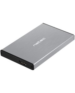Natec External HDD-SSD Enclosure Rhino Go SATA 2.5" USB 3.0 Grey