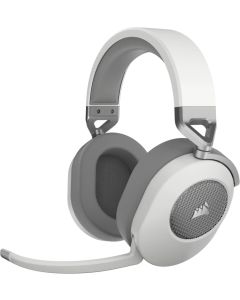 Corsair HS65, Безжични, Геймърски, Микрофон, 32 Ω, 114 dB, 15 метра, Бял