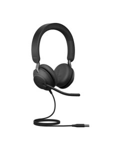 Jabra Evolve2 55 стерео слушалки, Bluetooth, Link380a, MS, черен