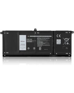 Dell, 4 клетки, 15V, 53Wh, Оригинална